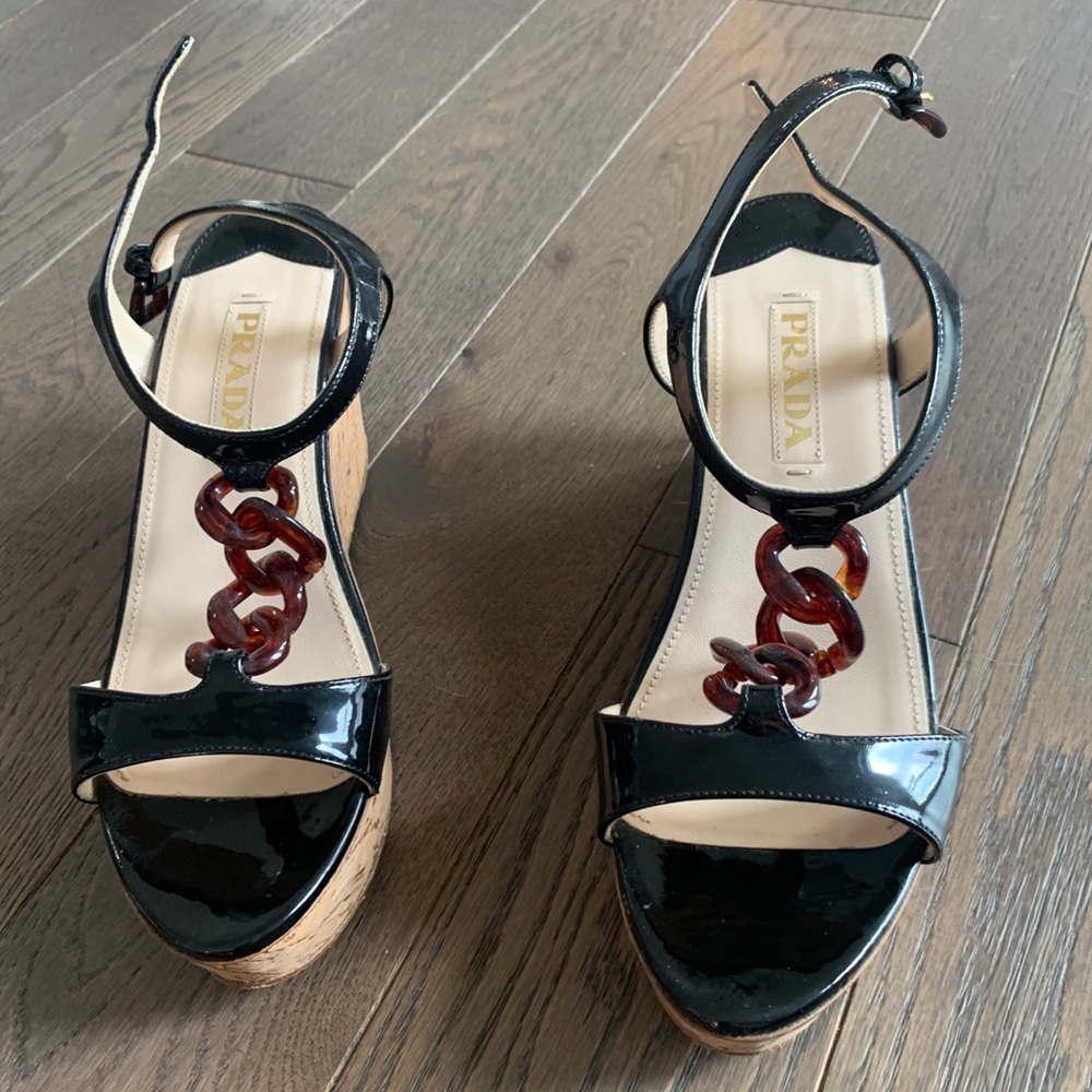 Prada platform sandals - Picture 1 of 8